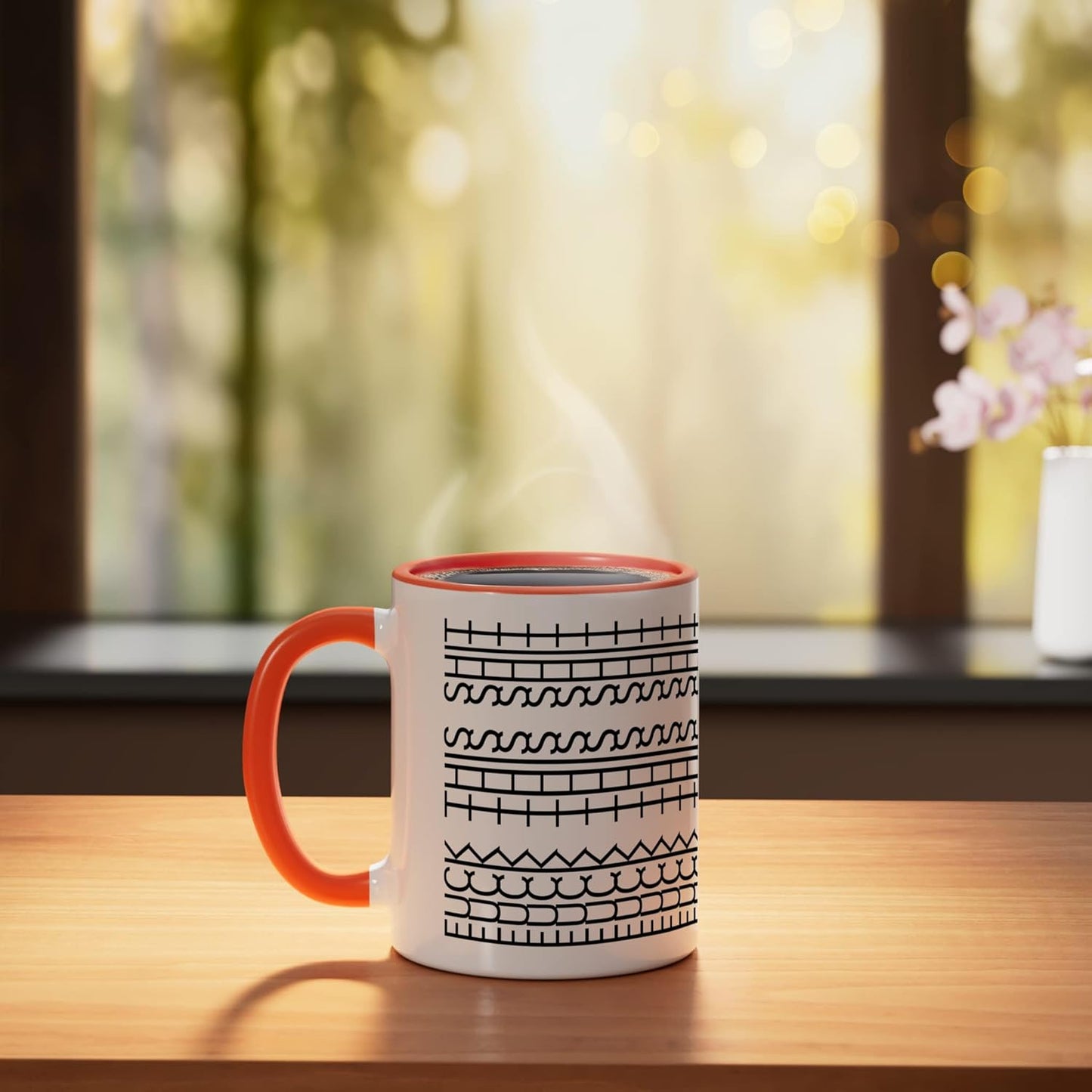 Taza cerámica con mensaje oculto para compañeros de trabajo