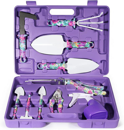 Set 10 Herramientas Jardinería Portátiles Mango Ergonómico