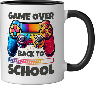 Mug cerámico para controlador de juegos niños Game Over Back To School