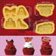 3 Moldes Silicona Chocolate Diseño Único Día Madre