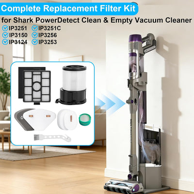 Filtros repuesto Shark IP3251 IP3253 HEPA kit espuma fieltro