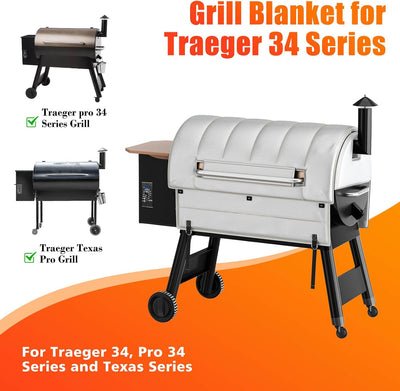 Manta aislamiento parrilla Traeger 34 Pro 34 Texas Series