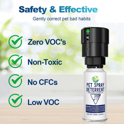 Sistema disuasorio aerosol para mascotas detecta gatos y perros