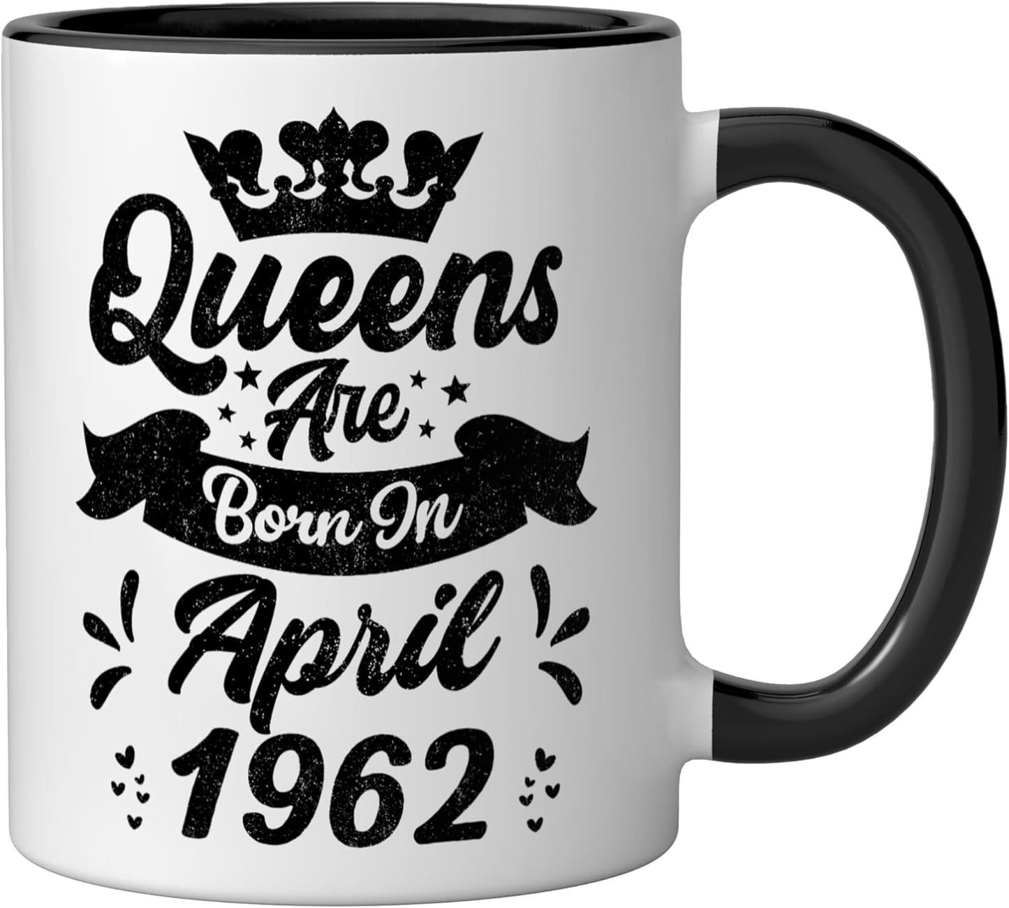Taza Cerámica Cumpleaños Mujer Niña Negro Blanco