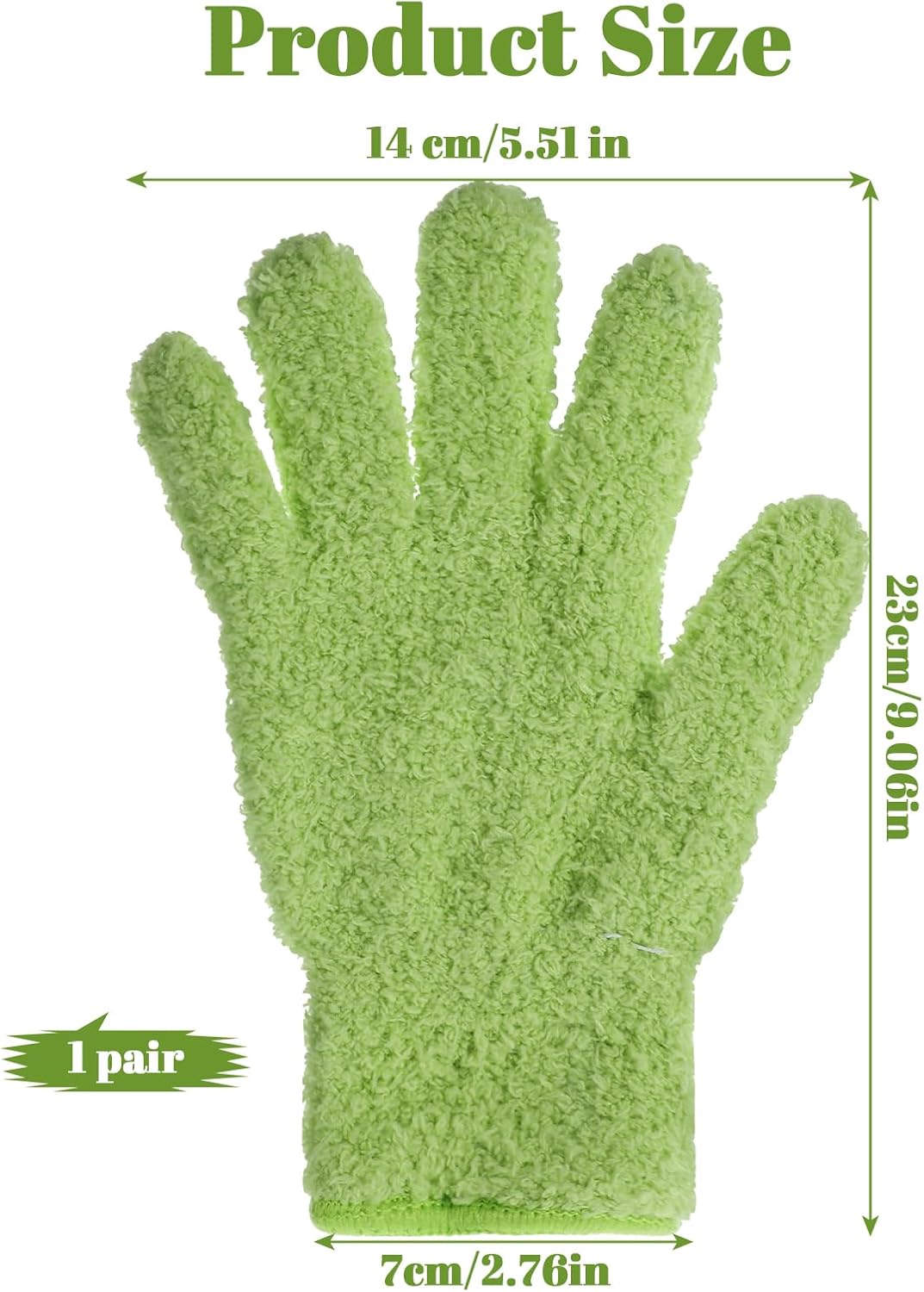 Guantes microfibra para plantas de interior cuidado hojas