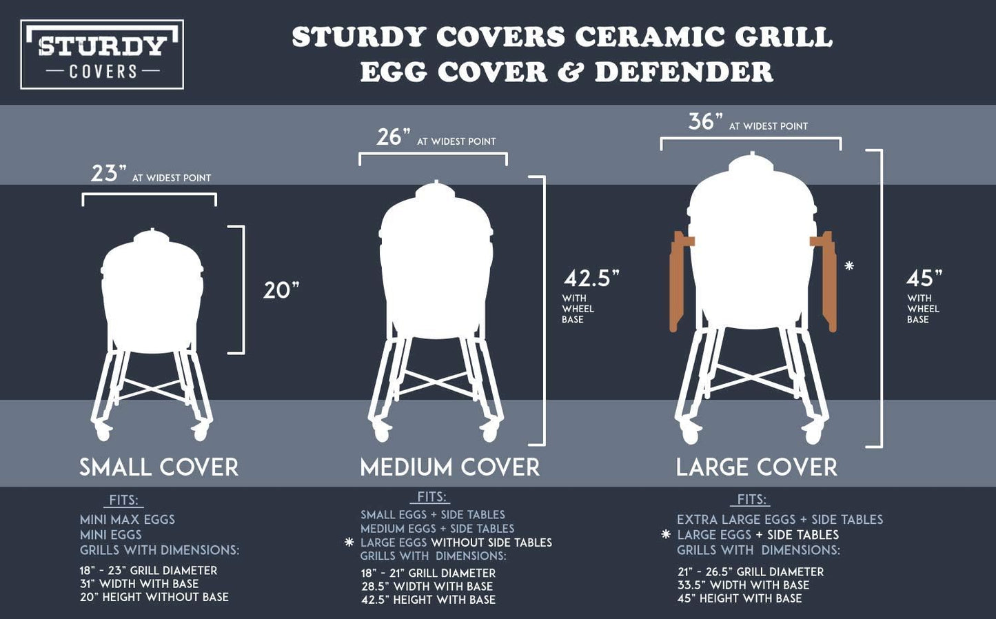 Cubiertas cerámica parrilla Defender Big Green Egg Kamado Joe