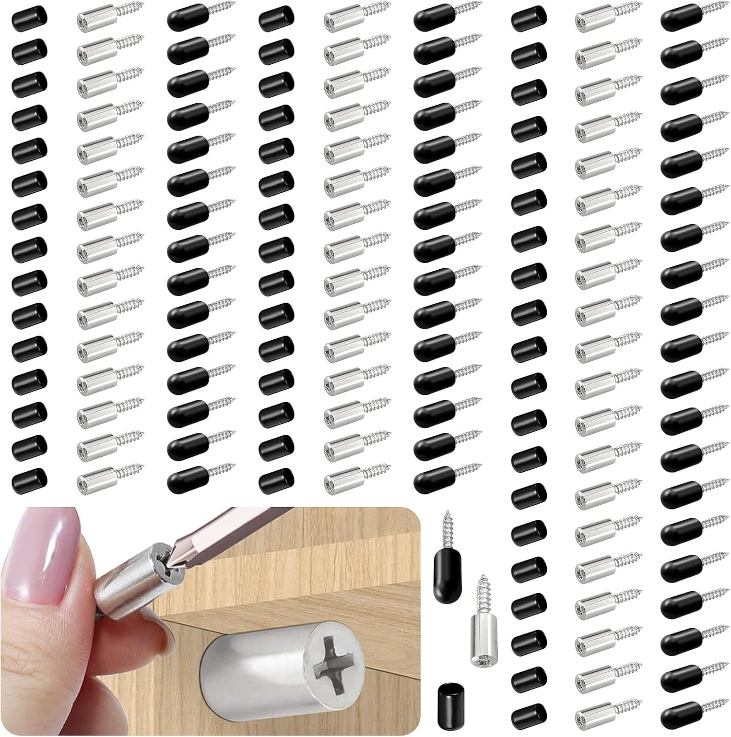100 Pasadores Estante Soporte Laminado con Funda Antiderrap