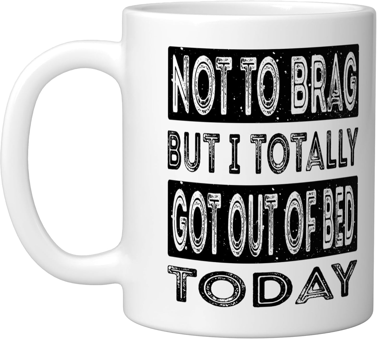 Taza vintage de cerámica blanca para desayunar