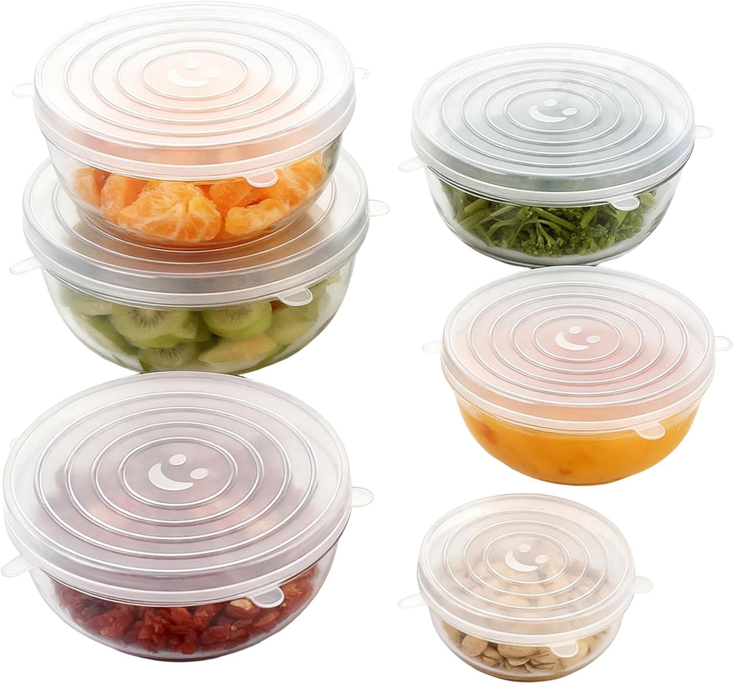 Tapas silicona reutilizables para contenedores varios