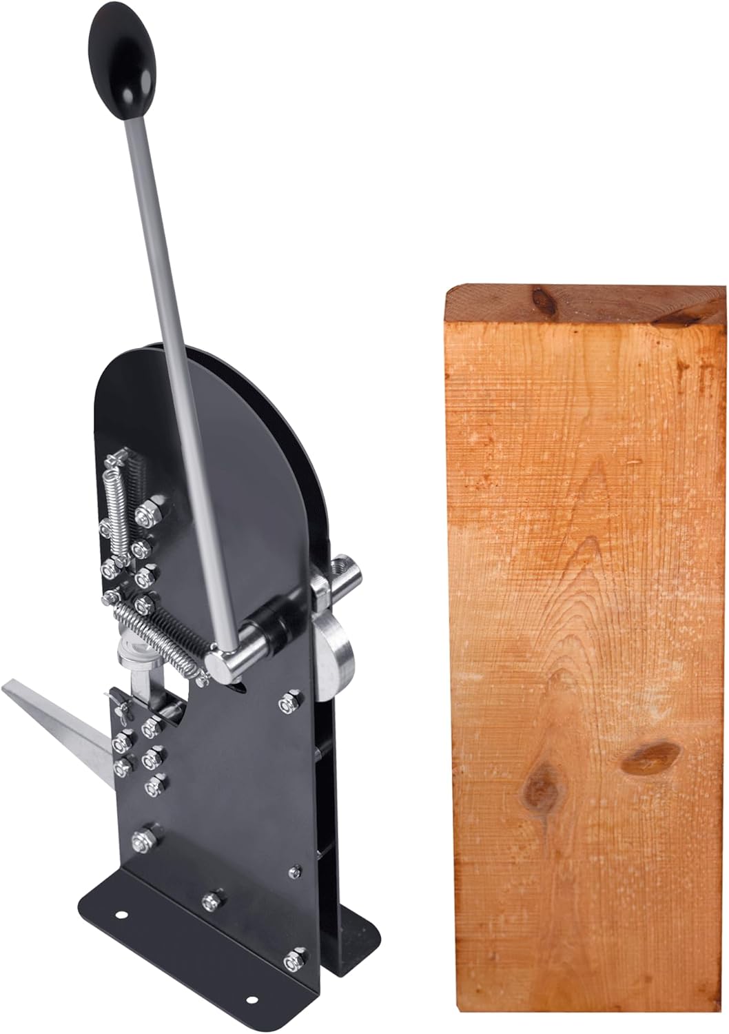 Apretador de nueces con base madera para nueces negras y hickory