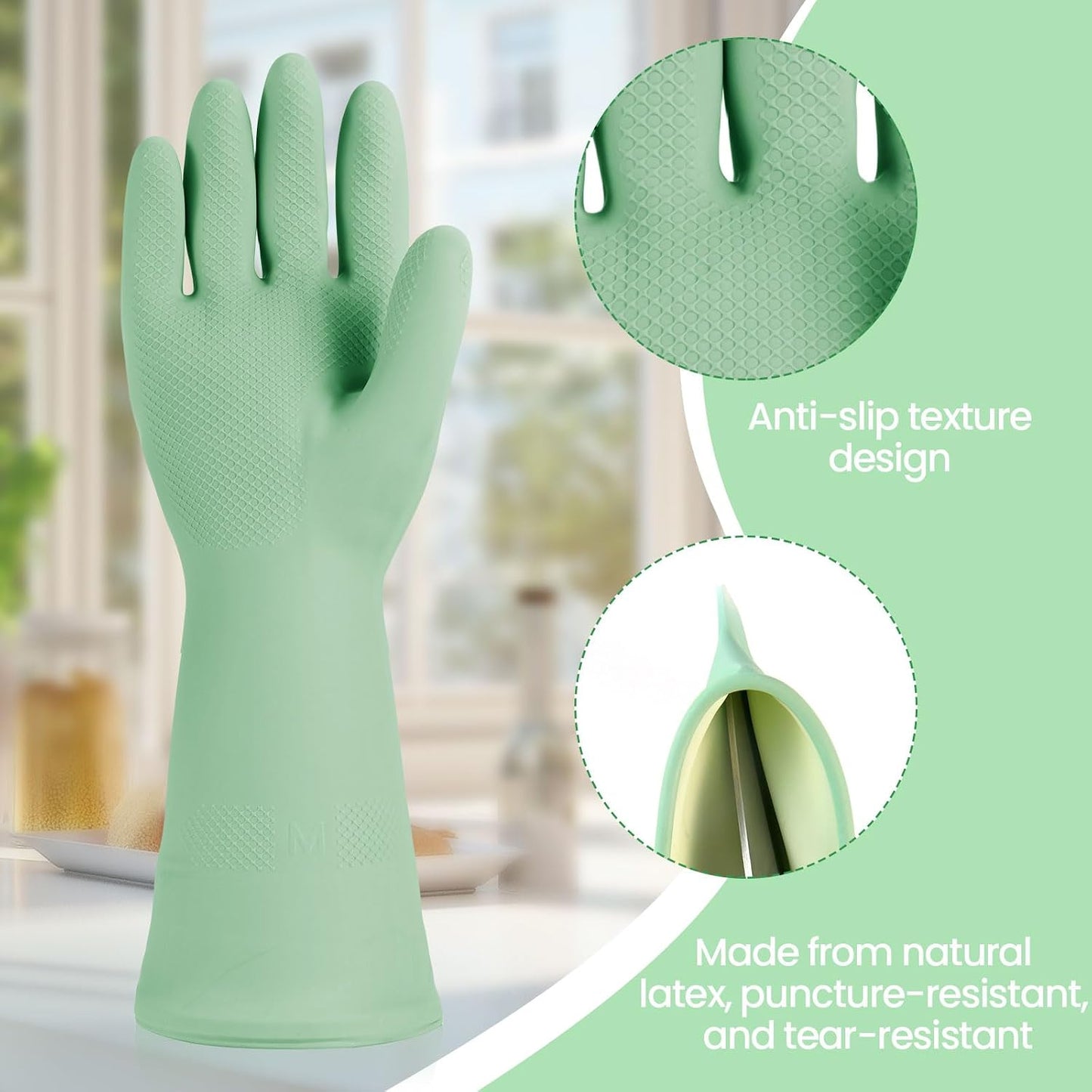 Guantes limpieza cocina reutilizables 4/5 pares