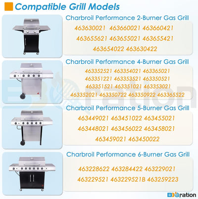 Rejilla acero inox para parrilla Charbroil G426-0004-W1
