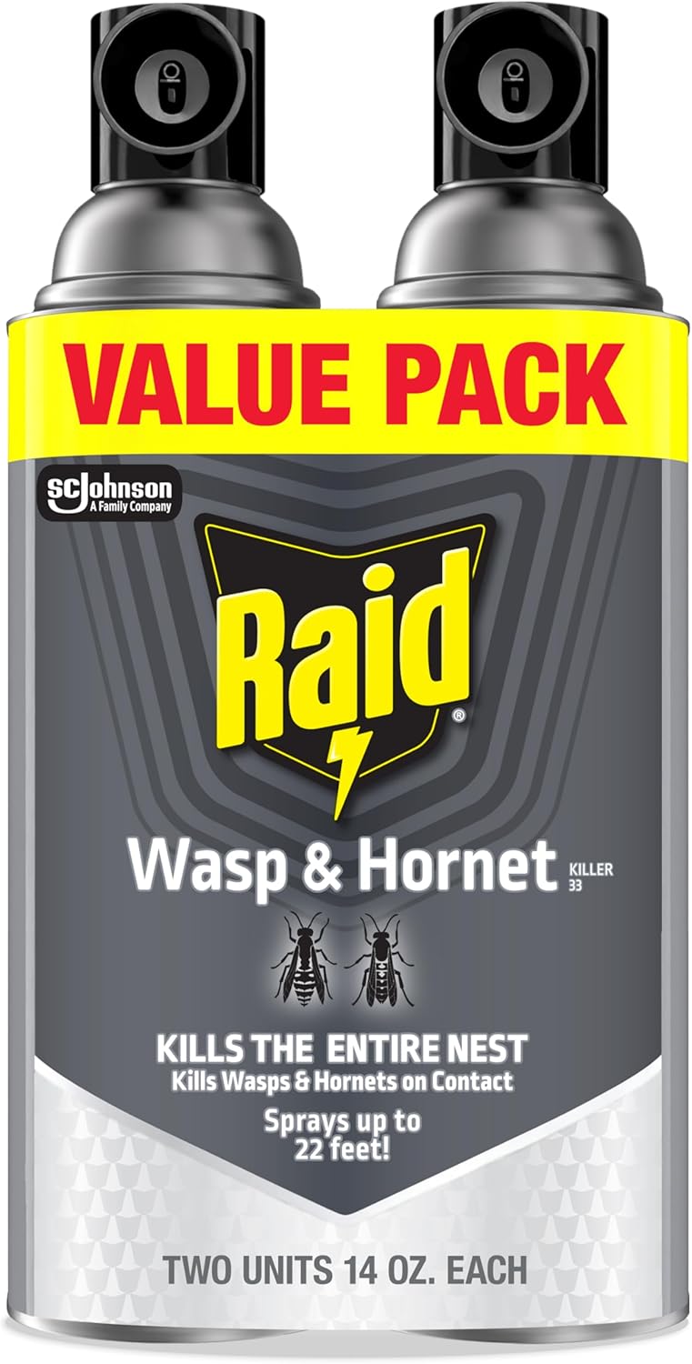 Raid Spray mata avispas avispones 14oz 2uds
