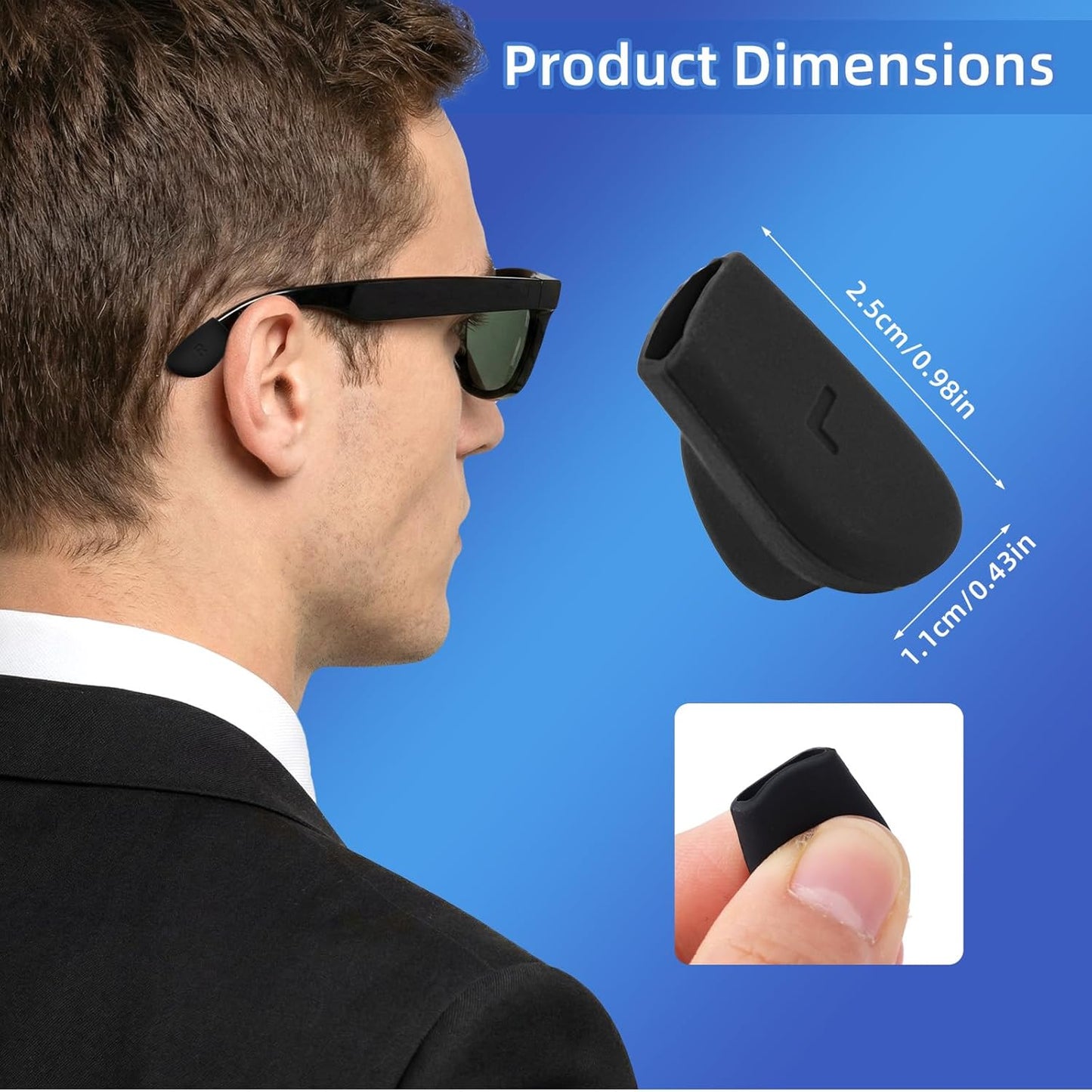Agarre antideslizante para gafas compatibles con Gen 1/2/Skyler