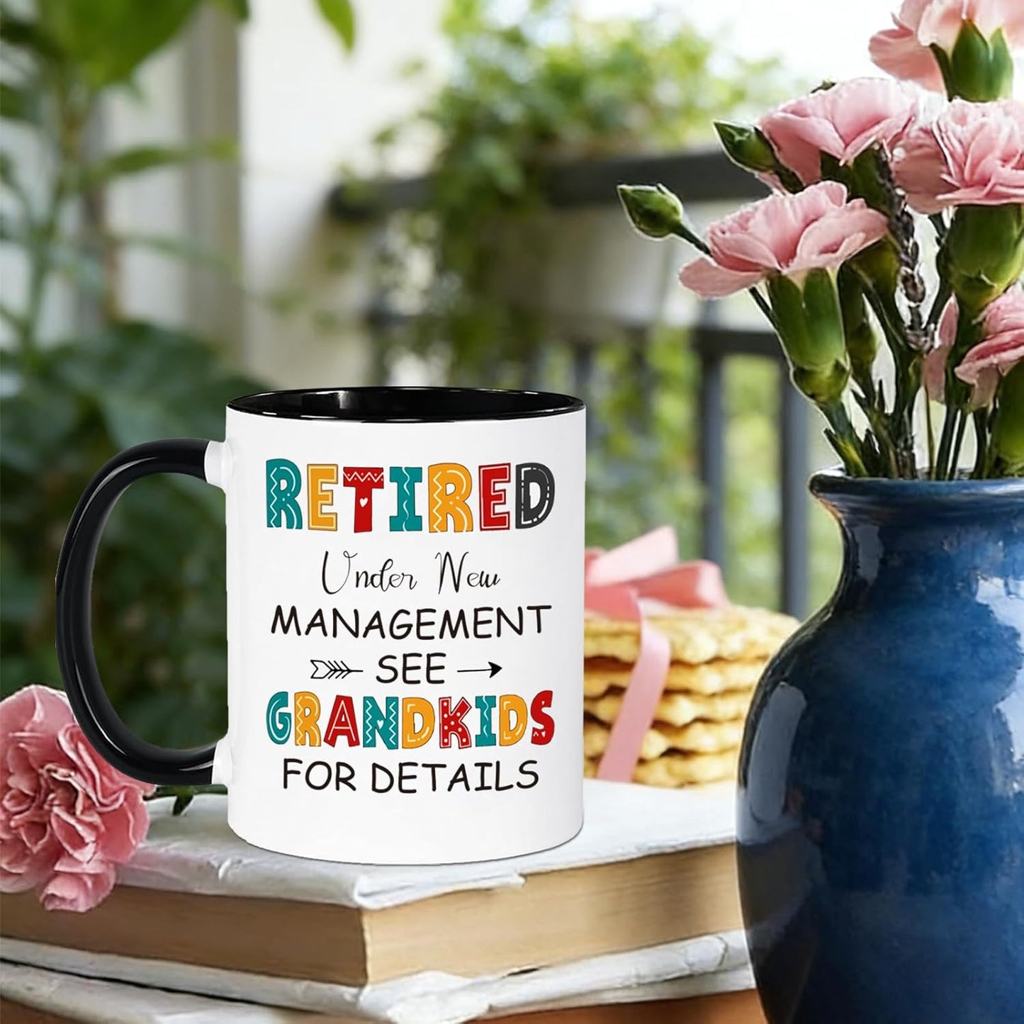 Taza de jubilación para mujer, abuela, mamá y compañera de trabajo