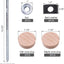 Kit anclaje Newel para poste madera y hormigón 10-3/4pulg 2 Pzas