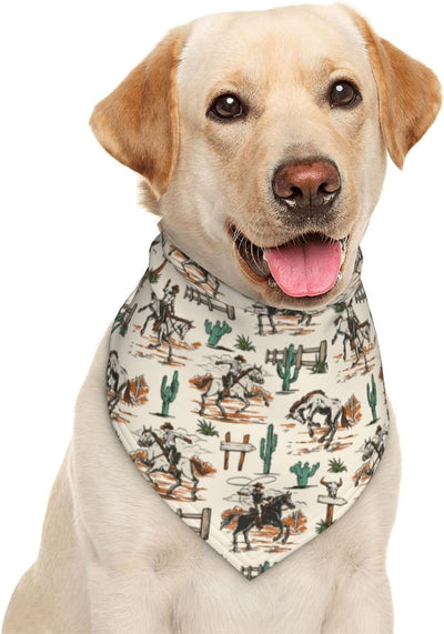 Pañuelo perro gato poliéster triangular lavable