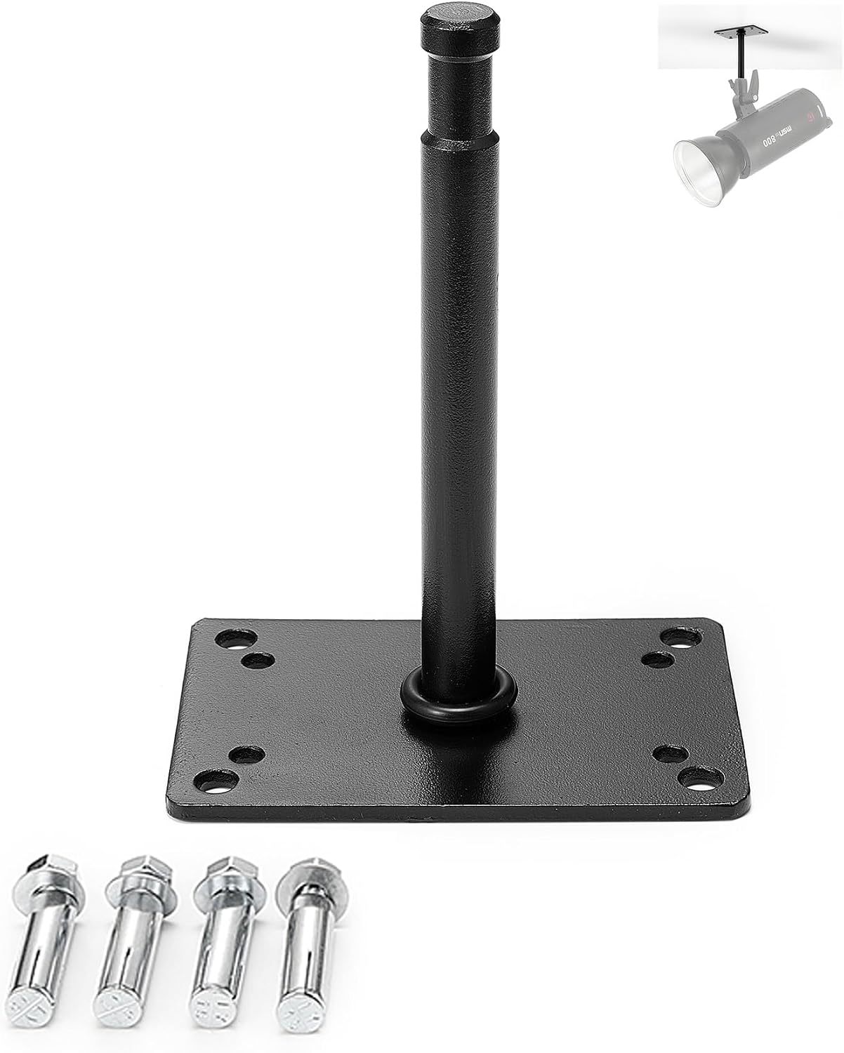 Soporte techo placa pared 6pulg pin bebé para luces estudio