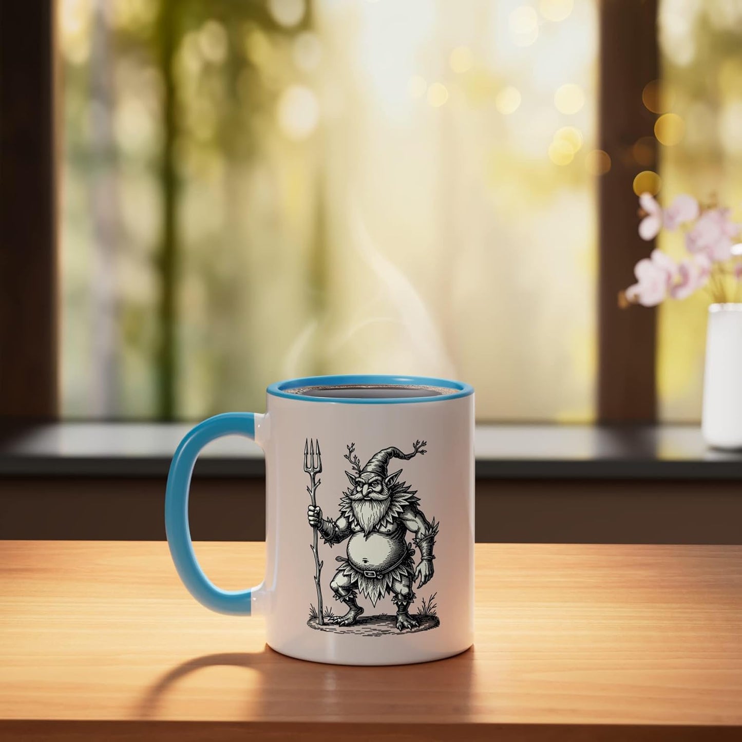 Taza Cerámica Lord of Weather Azul/Blanco
