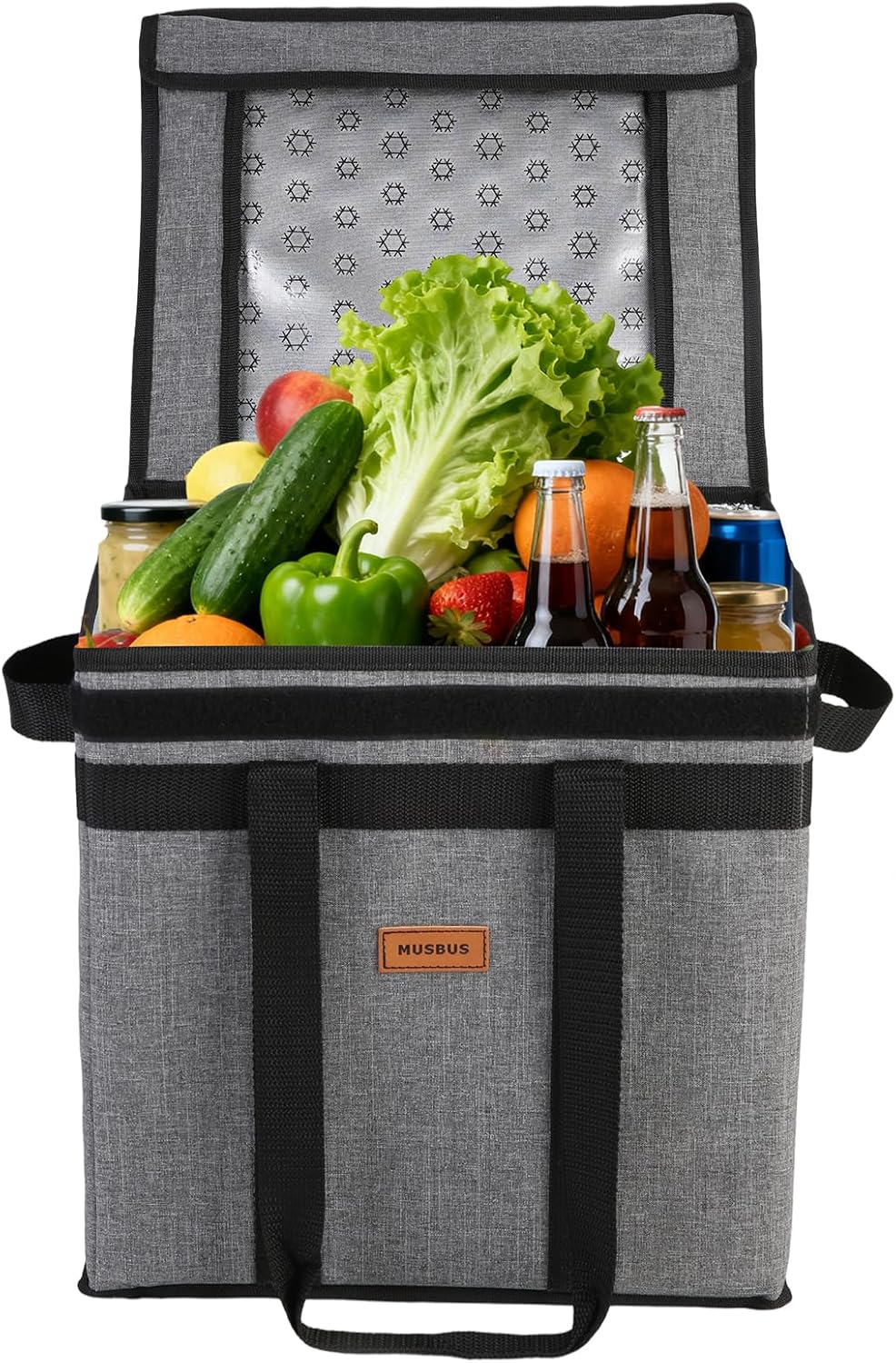 Bolsa de envío térmica y caja para compras musbus