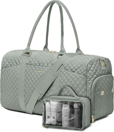 Bolsa viaje Weekender mujer verde extra grande
