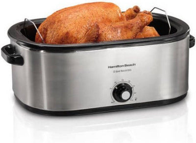 Horno Asador Eléctrico 22qt Bandeja Acero Inox