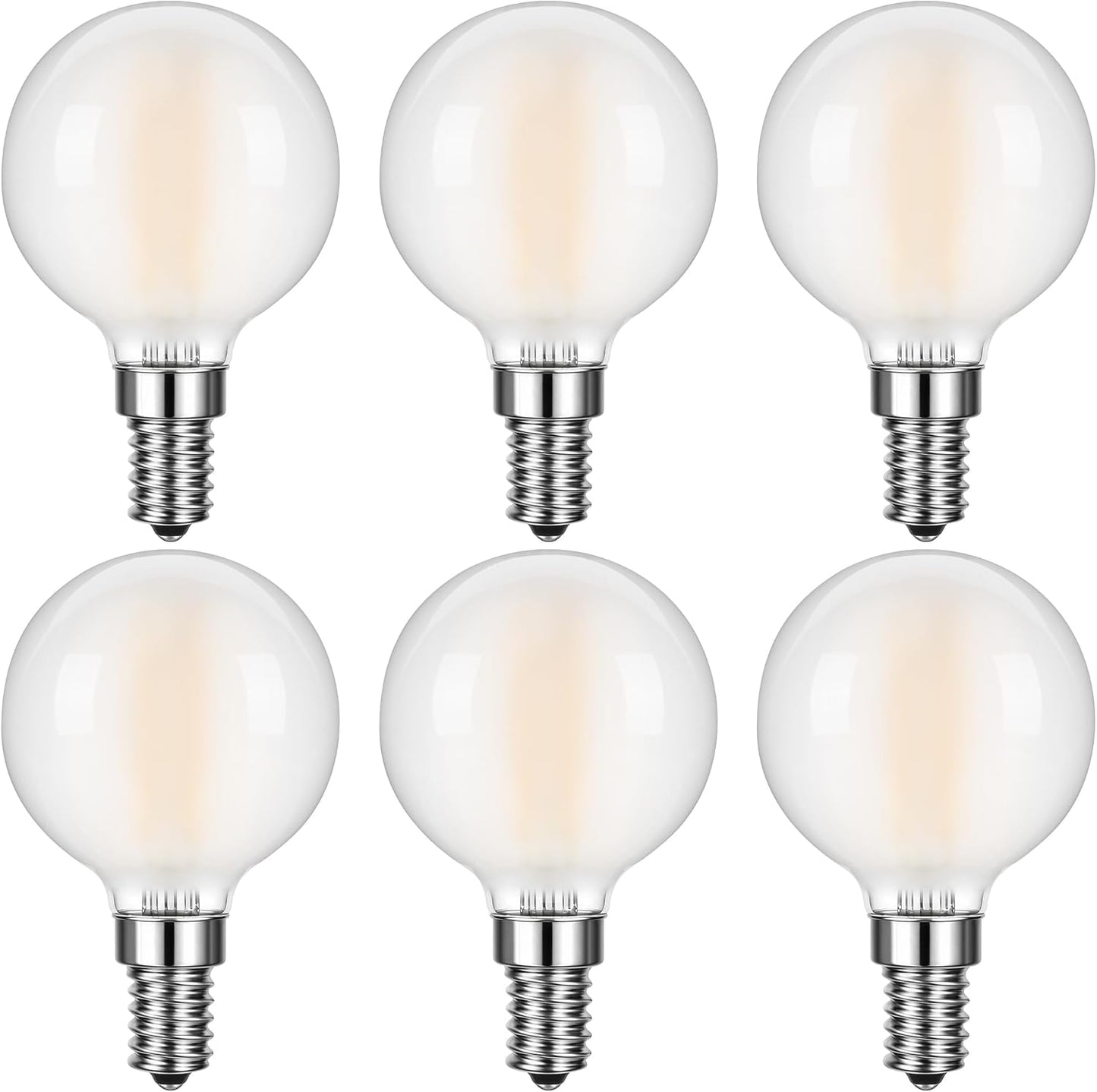 Bombilla LED E12 regulable 4 W cálida para colgantes y ventiladores