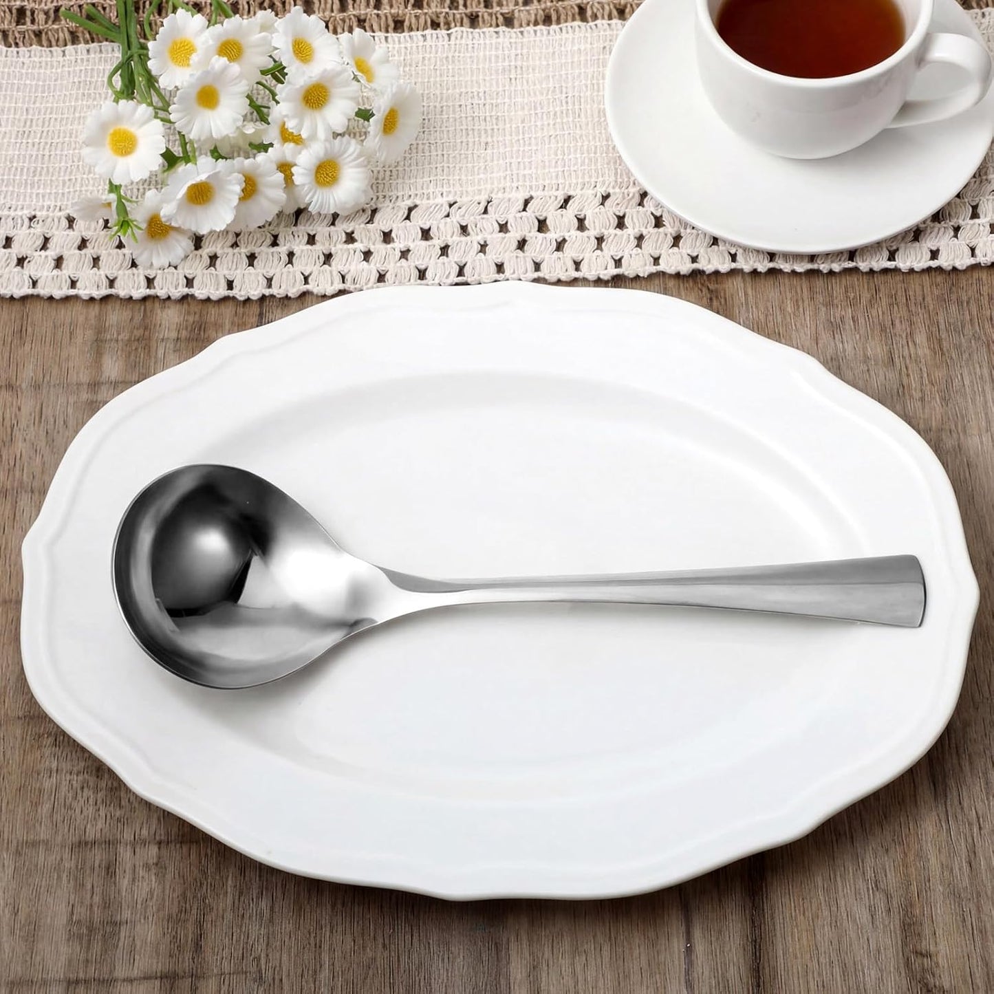 Cucharón sopa 8.3pulg cuenco hondo alta calidad