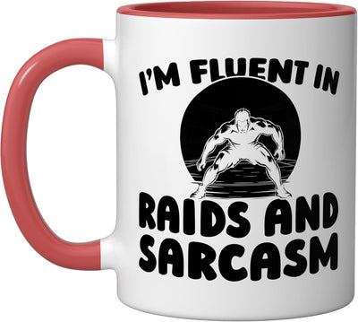 Taza Cerámica Juego Kabaddi Rojo/Blanco