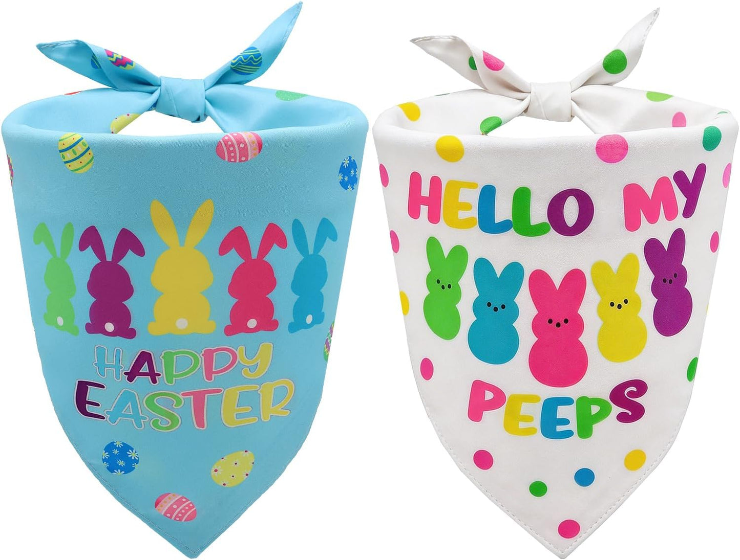 Bandana Pascua para perros ajustable reversible grande regalo