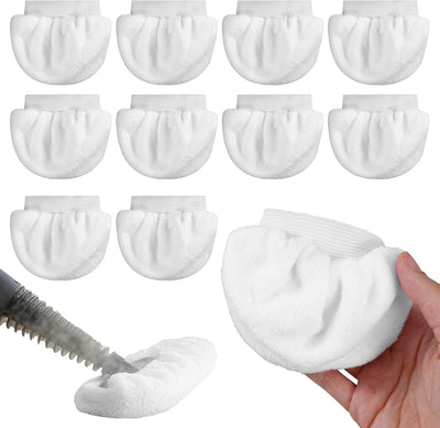 10 Paños Microfibra Reutilizables para Trapeador Vapor