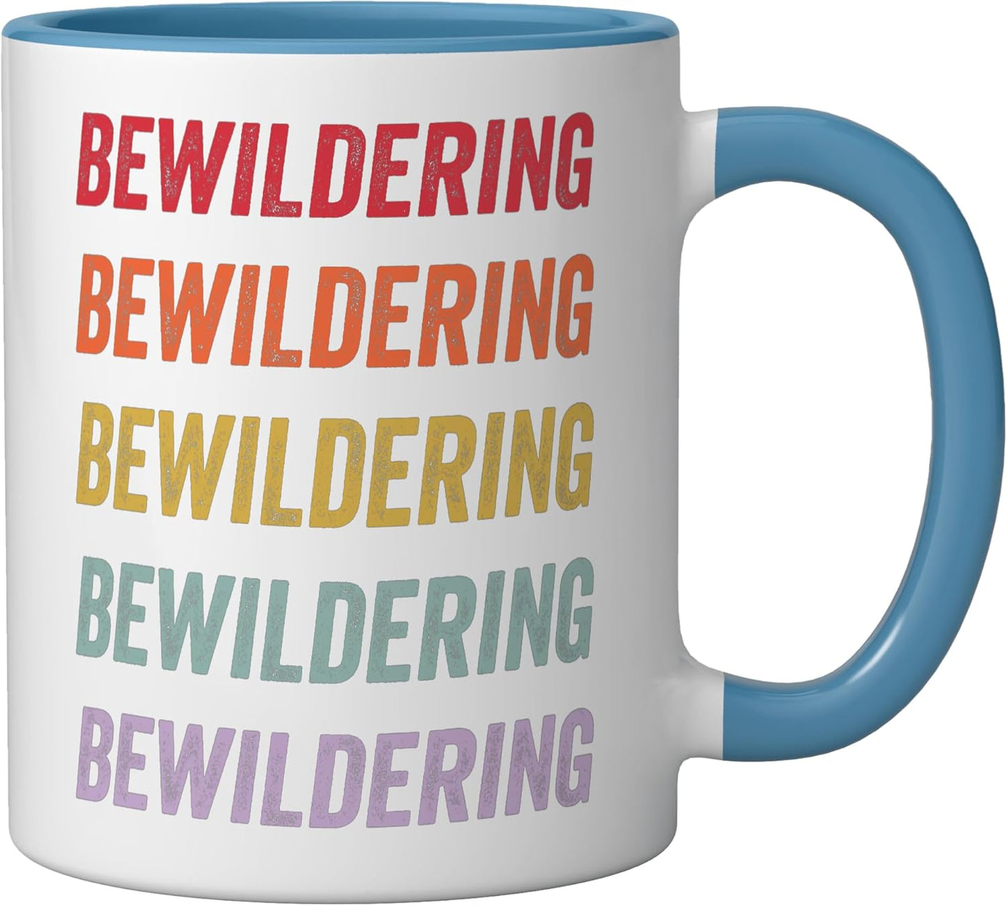 Taza cerámica Bewildering azul/blanco