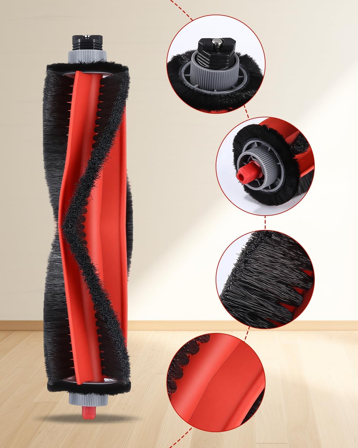 2 Accesorios Repuesto Cepillo Rodillo Roborock Q7