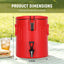Dispensador bebidas acero inox 5.2gal con hielo