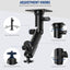 Soporte pared base doble 360° cabeza bola 1/4pulg para cámara