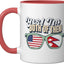 Taza cerámica USA Nepal Pride Roja/Blanca