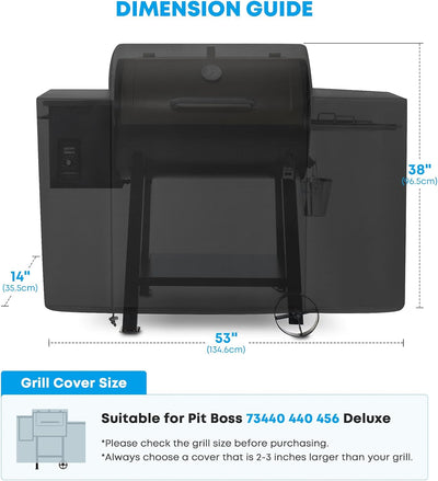 Cubierta parrilla pellets Pit Boss 72440/72444 negro
