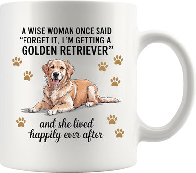 Taza cerámica con texto en inglés para perro y mamá