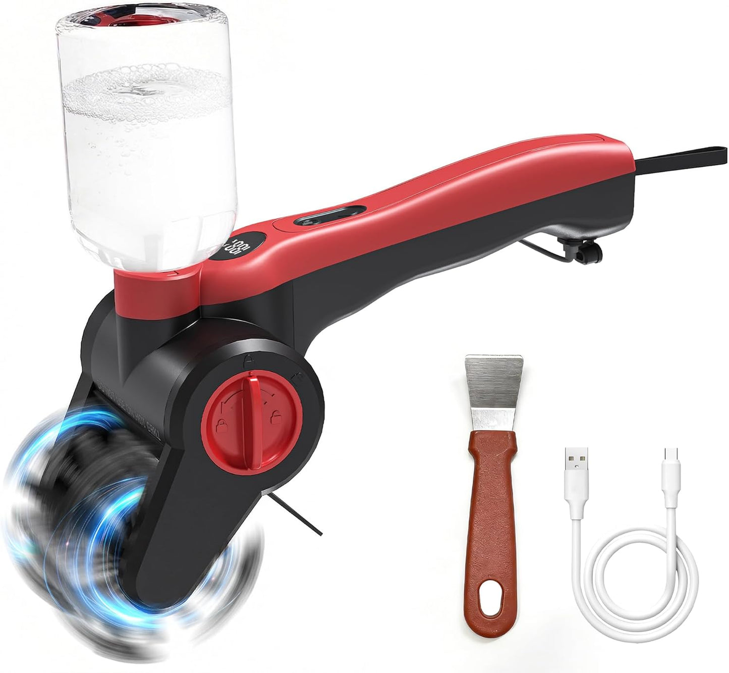 Cepillo eléctrico parrilla inalámbrico 2 vel 2600mAh