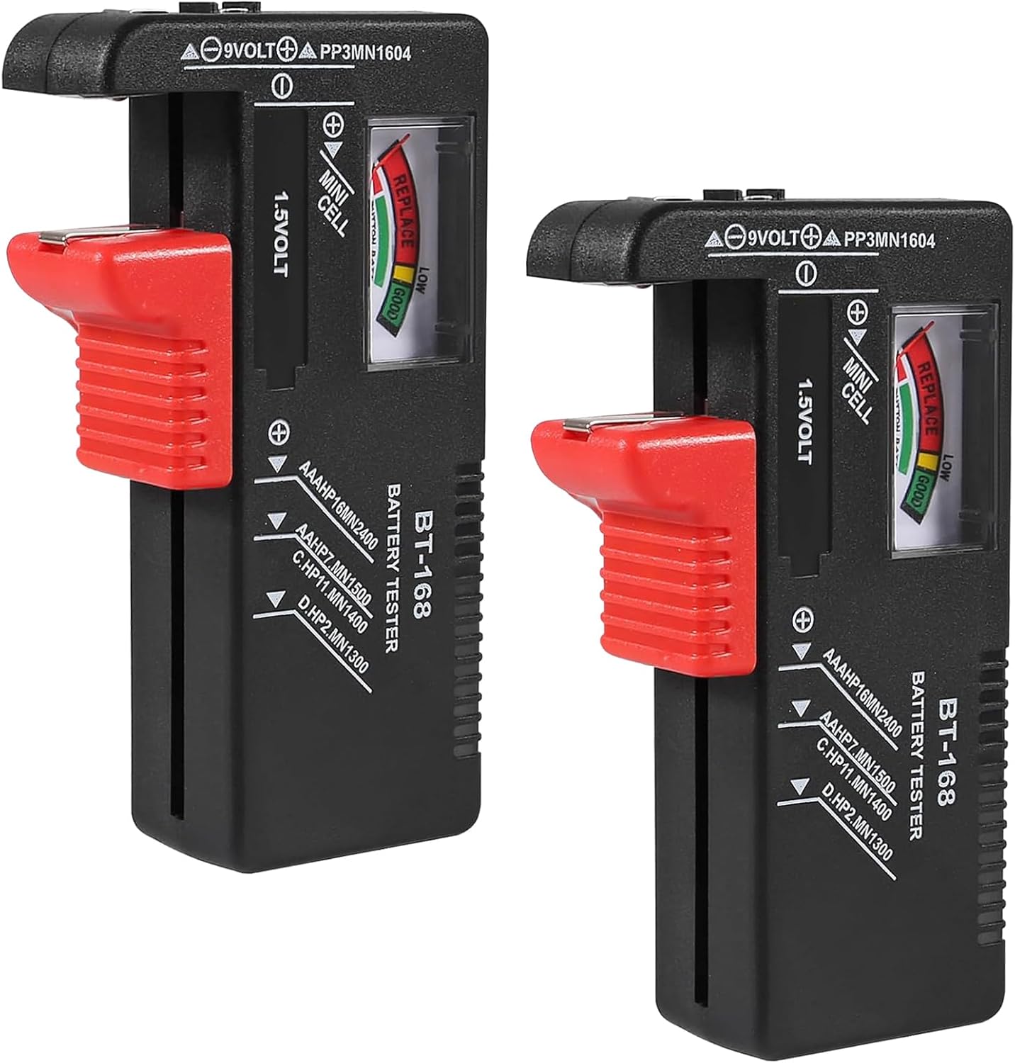 Verificador de baterías universal para AA AAA C D 9V