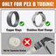 Set 10 Accesorios PEX 1/2pulg Codo Giratorio
