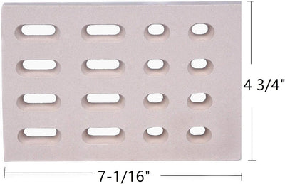 Ladrillo cerámica repuesto para barbacoas Grand Turbo 7 1/16x4 3/4