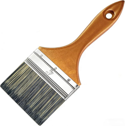 Brocha pintura 4pulg madera pincel grande paredes hogar exterior