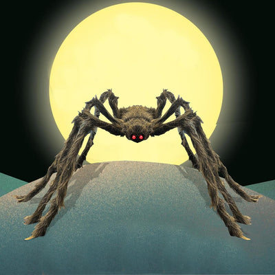 Araña decoración 59pulg realista para Halloween