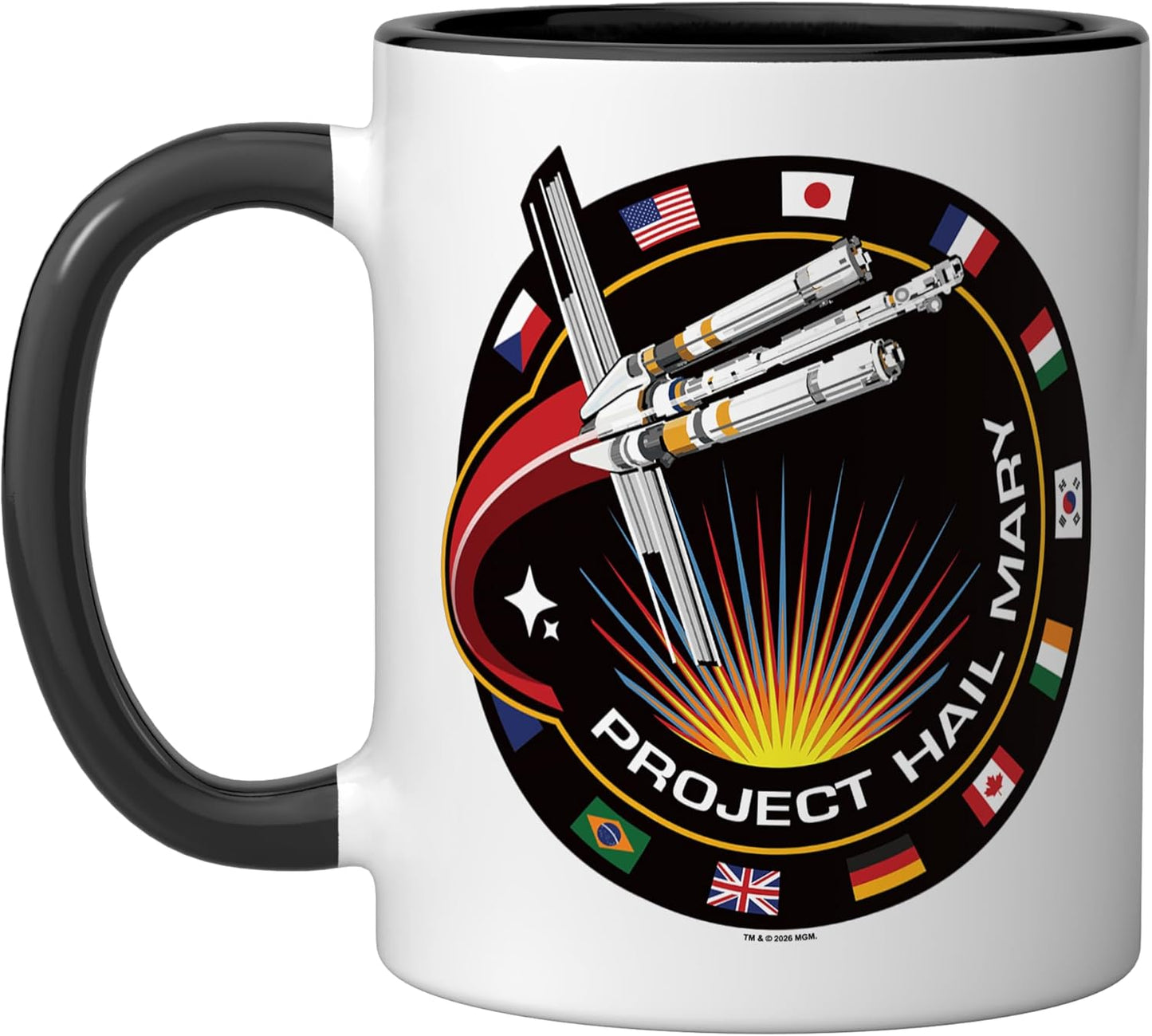 Taza de cerámica Project Hail Mary con distintivo espacial