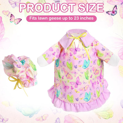 Traje ganso primavera mariposa 23pulg decoración patio
