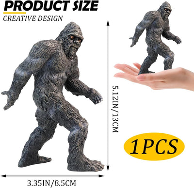 Figura Sasquatch resina sólida decoración mesa escritorio gris