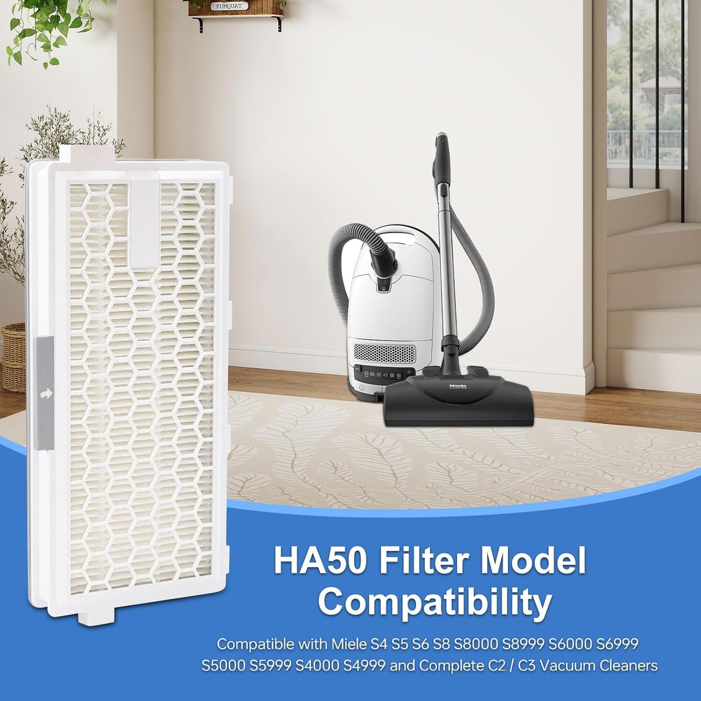 Filtro Airclean SF-HA50 comp para Miele S4-S8