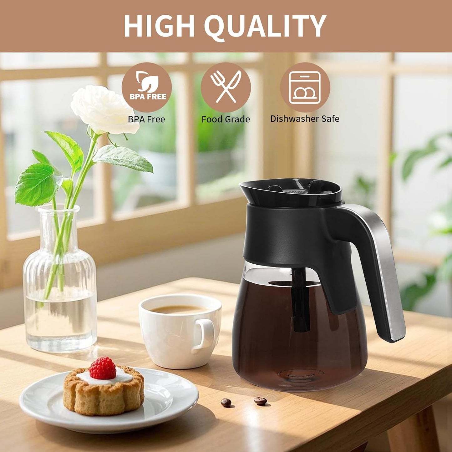 Repuesto jarra café vidrio Ninja 10 tazas comp CM371