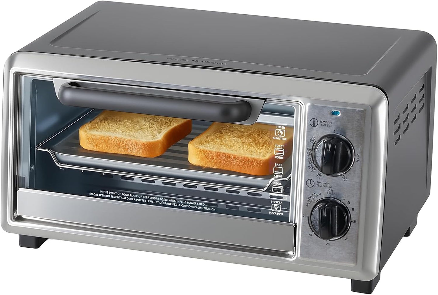 Horno para encimera 10.6qt 1000W hasta 400°F con bandeja
